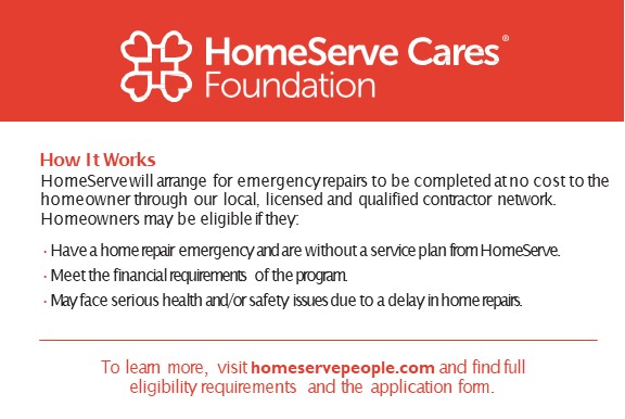 HomeServe Cares Foundation - How It Works