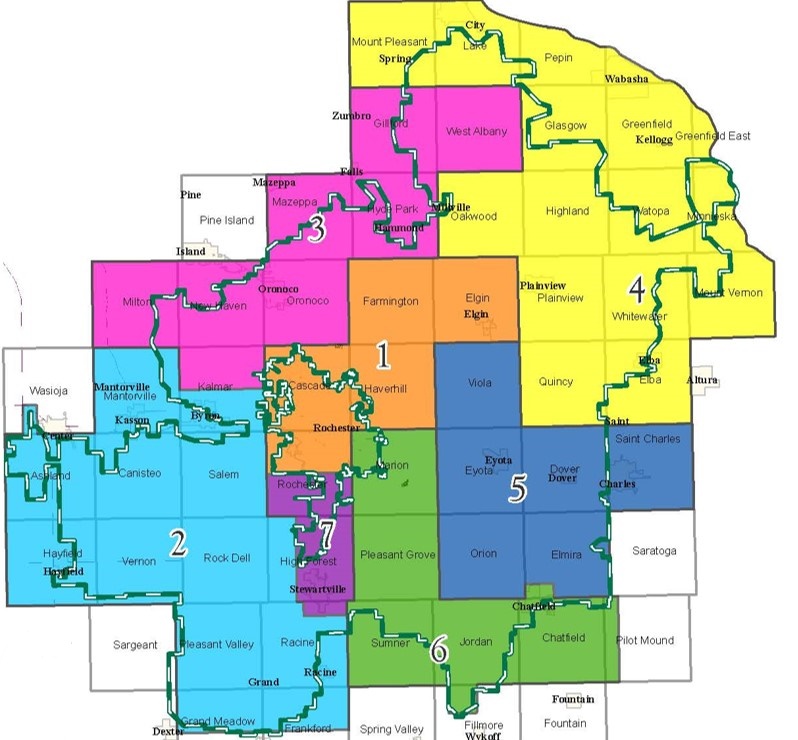 Board Districts Map
